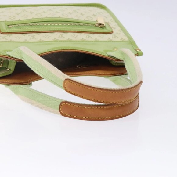 LOUIS VUITTON Monogram Mini Sac Catline Bag Almond Green M92931 LV Auth 132609 - Picture 8 of 16